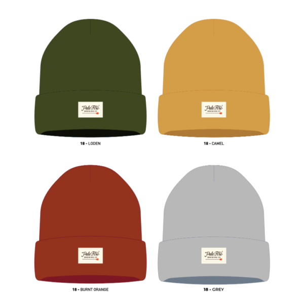 mockups of all four hat colors